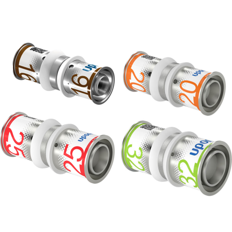 Uponor S-press - Rechte koppeling alle maten